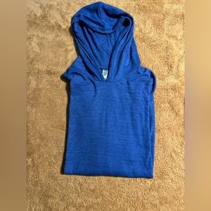 Men’s long-sleeved pullover shirt, xxl, blue.